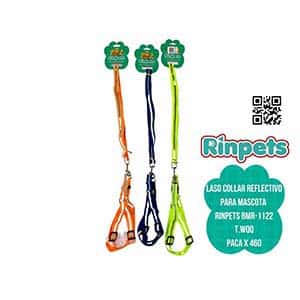 LASO COLLAR REFLECTIVO PARA MASCOTA RINPETS BMR-1122