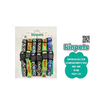 CARTON COLLAR 2.5CM ESTAMPADO RINPETS*6PCS BMR-1898
