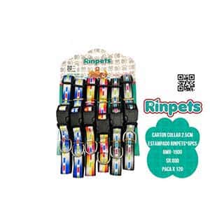 CARTON COLLAR 2.5CM ESTAMPADO RINPETS*6PCS BMR-1900