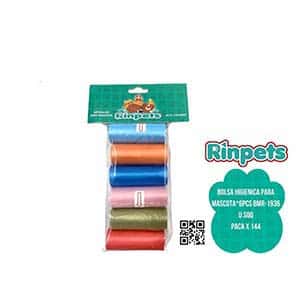BOLSA HIGIENICA PARA MASCOTA*6PCS BMR-1936