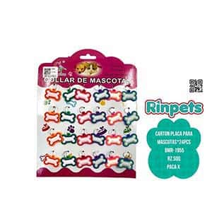 CARTON PLACA PARA MASCOTAS*24PCS BMR-1955