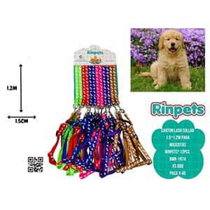 CARTON LASO COLLAR 1.5*1.2M PARA MASCOTAS RINPETS*12PCS BMR-1974