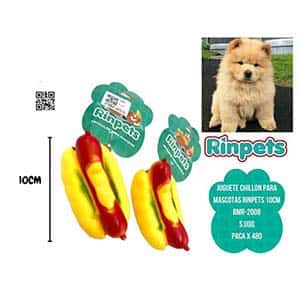JUGUETE CHILLON PARA MASCOTAS RINPETS 10CM BMR-2008