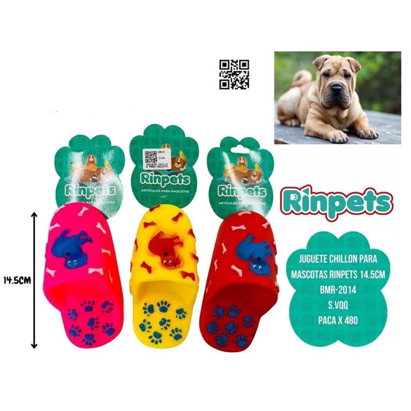 JUGUETE CHILLON PARA MASCOTAS RINPETS 14.5CM BMR-2014