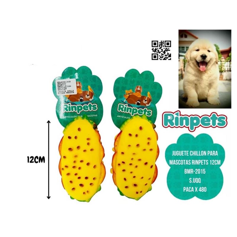 JUGUETE CHILLON PARA MASCOTAS RINPETS 12CM BMR-2015