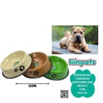 RECIPIENTE METALICO ESTAMPADO PARA MASCOTAS RINPETS 30CM BMR-2022-5