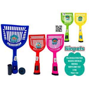 PALA RECOLECTORA PARA MASCOTA CON BOLSA HIGIENICA RINPETS BMR-2357