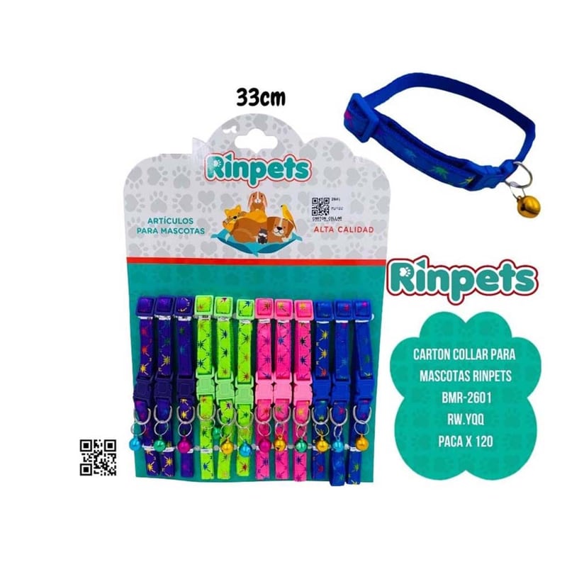 CARTON COLLAR PARA MASCOTAS RINPETS BMR-2601