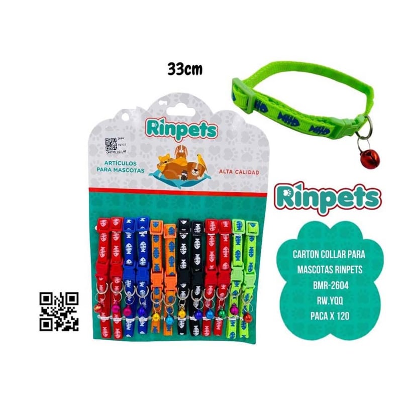 CARTON COLLAR PARA MASCOTAS RINPETS BMR-2604