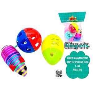 JUGUETE PARA MASCOTAS RINPETS*3PCS BMR-2758
