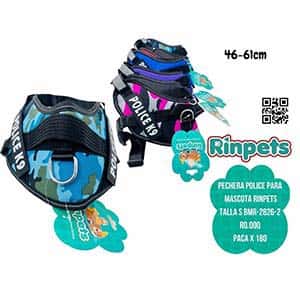 PECHERA POLICE PARA MASCOTA RINPETS TALLA S BMR-2826-2