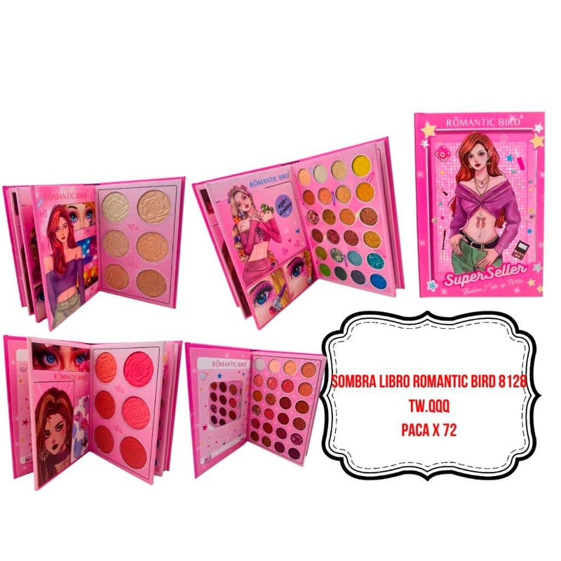 SOMBRA LIBRO ROMANTIC BIRD 8128