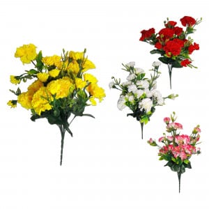 FLORES DECORATIVAS X10: