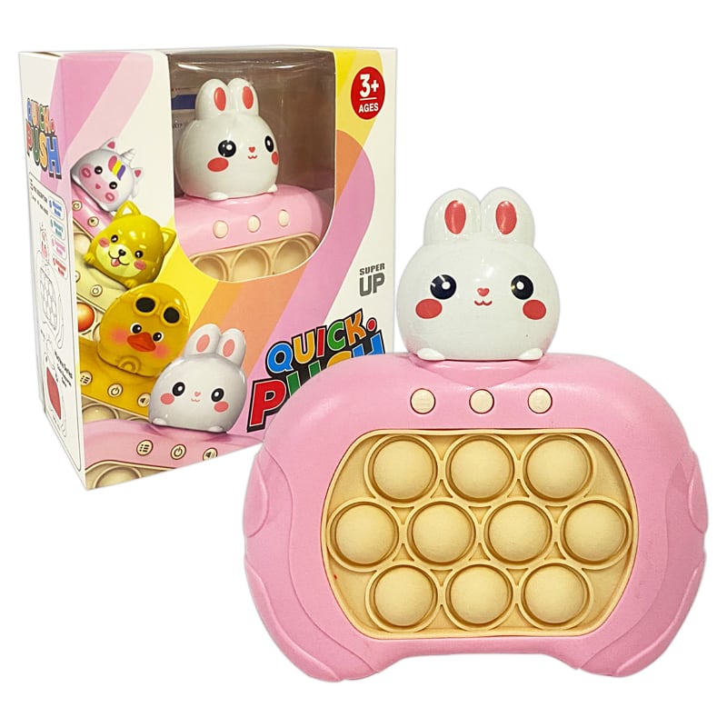 CONSOLA POP IT OSO CON LUZ Y SONIDO