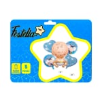 KIT GLOBO BEBE AZUL X5