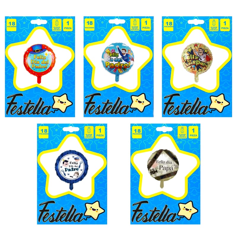 GLOBO CARTON PAPA 18"(PQTX25).