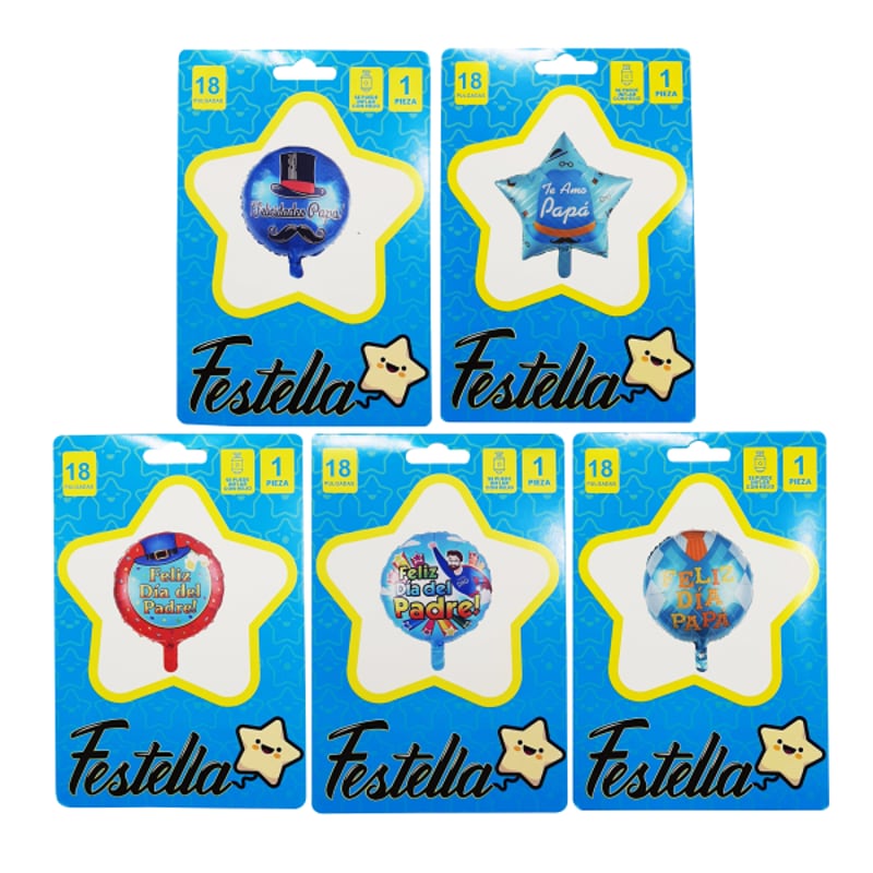 GLOBO CARTON PAPA 18"(PQTX25).