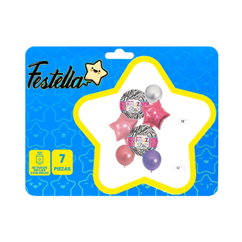 KIT GLOBO SURTIDO X7°(PQTX12)