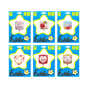GLOBO FELIZ DIA MAMA 18"(PQTX25):
