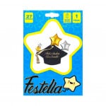 GLOBO GRADO BIRRETE 27"(PQTX25)