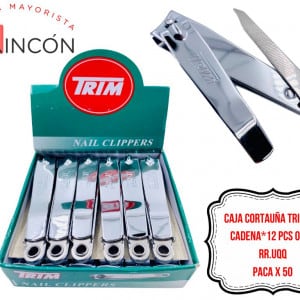 CAJA CORTAUÑA TRIM SIN CADENA*12 PCS 0818