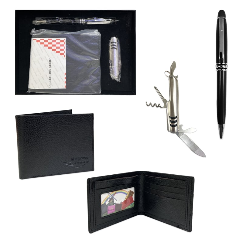 SET BILLETERA ACCESORIO Y LAPICERO.