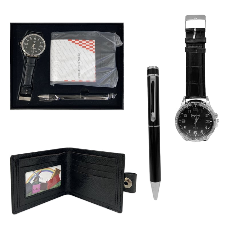 SET BILLETERA RELOJ Y LAPICERO.
