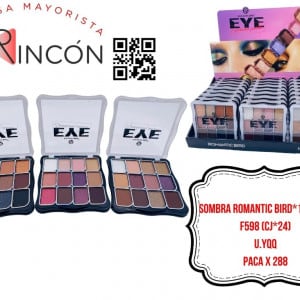 SOMBRA ROMANTIC BIRD*12TONOS F598 (CJ*24)