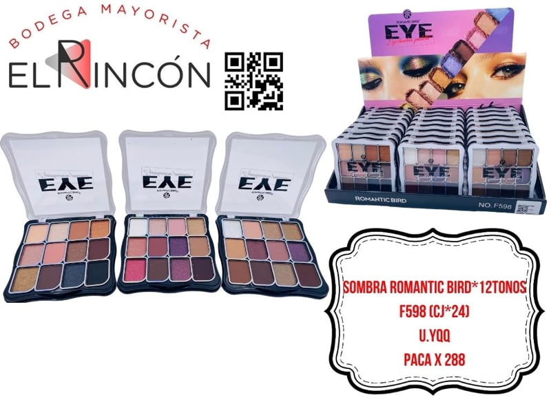 SOMBRA ROMANTIC BIRD*12TONOS F598 (CJ*24)