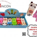 CAJA CORTAUÑAS ANIMALITOS*12PCS B12