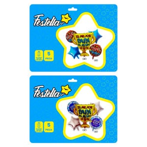 KIT GLOBO COPA PAPA X5.