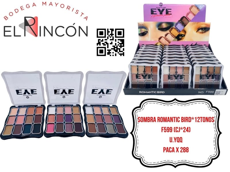 SOMBRA ROMANTIC BIRD*12TONOS F599 (CJ*24)