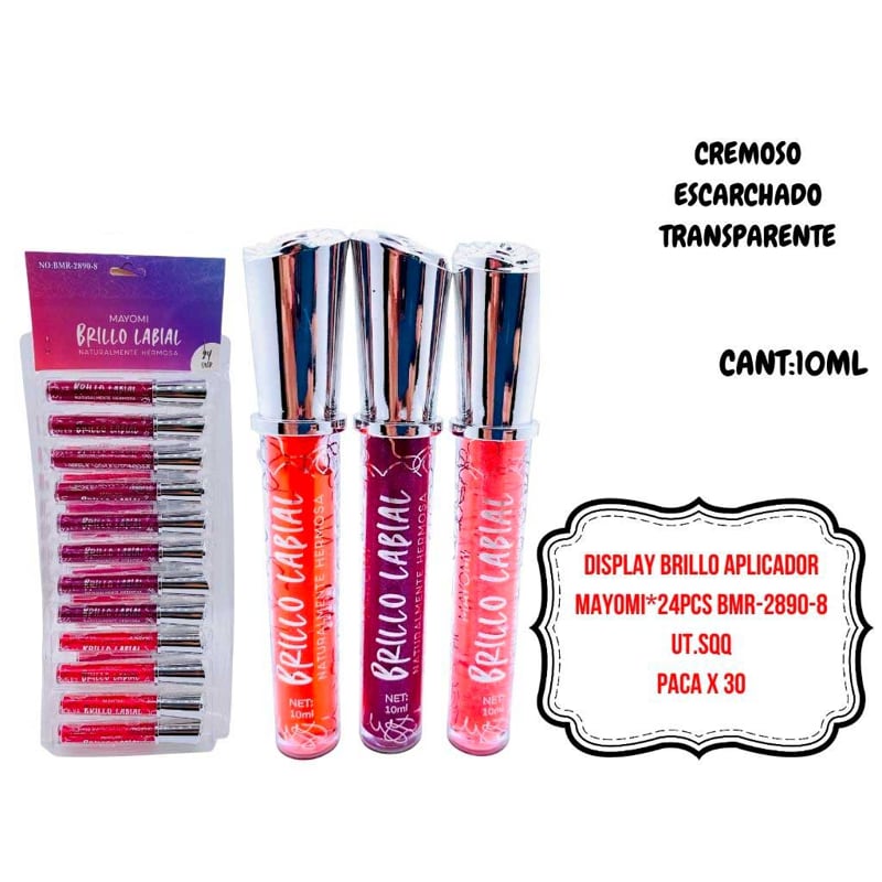 DISPLAY BRILLO APLICADOR MAYOMI*24PCS BMR-2890-8