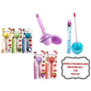 DUO BRILLO Y BALSAMO DE LABIOS IMAN OF NOBLE 903-1