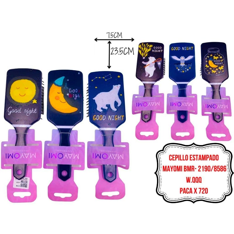 CEPILLO ESTAMPADO MAYOMI BMR- 2190/8586
