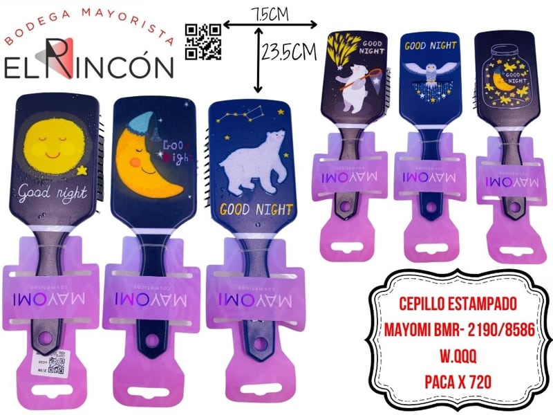 CEPILLO ESTAMPADO MAYOMI BMR- 2190/8586