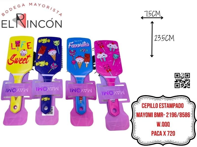 CEPILLO ESTAMPADO MAYOMI BMR- 2196/8586