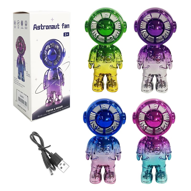 MINI VENTILADOR ASTRONAUTA RECARGABLE,