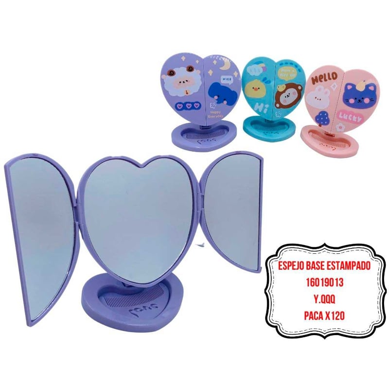 ESPEJO BASE ESTAMPADO 16019013