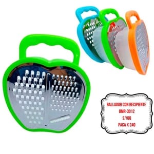 RALLADOR CON RECIPIENTE BMR-3012