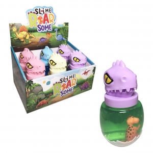 SLIME TAPA DINOSAURIO 14CM (CJX6)