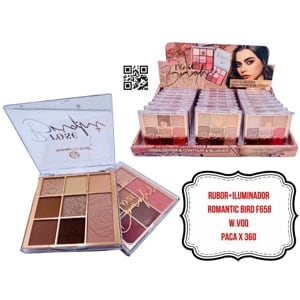 RUBOR+ILUMINADOR ROMANTIC BIRD F658