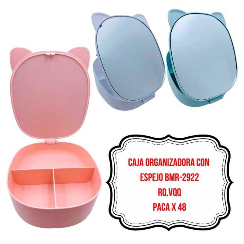 CAJA ORGANIZADORA CON ESPEJO BMR-2922