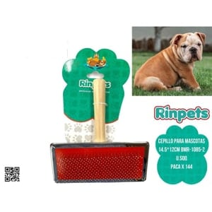 CEPILLO PARA MASCOTAS 13.5*11.5CM BMR-1085-2