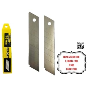 REPUESTO BISTURI X10UNI A-100