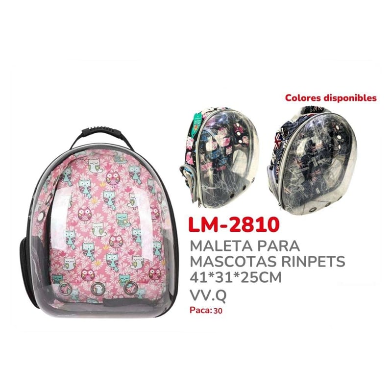 MALETA PARA MASCOTAS RINPETS 41*31*25CM BMR-2810