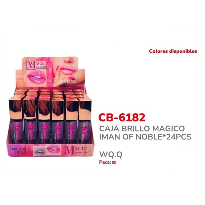 CAJA BRILLO MAGICO IMAN OF NOBLE*24PCS 6182