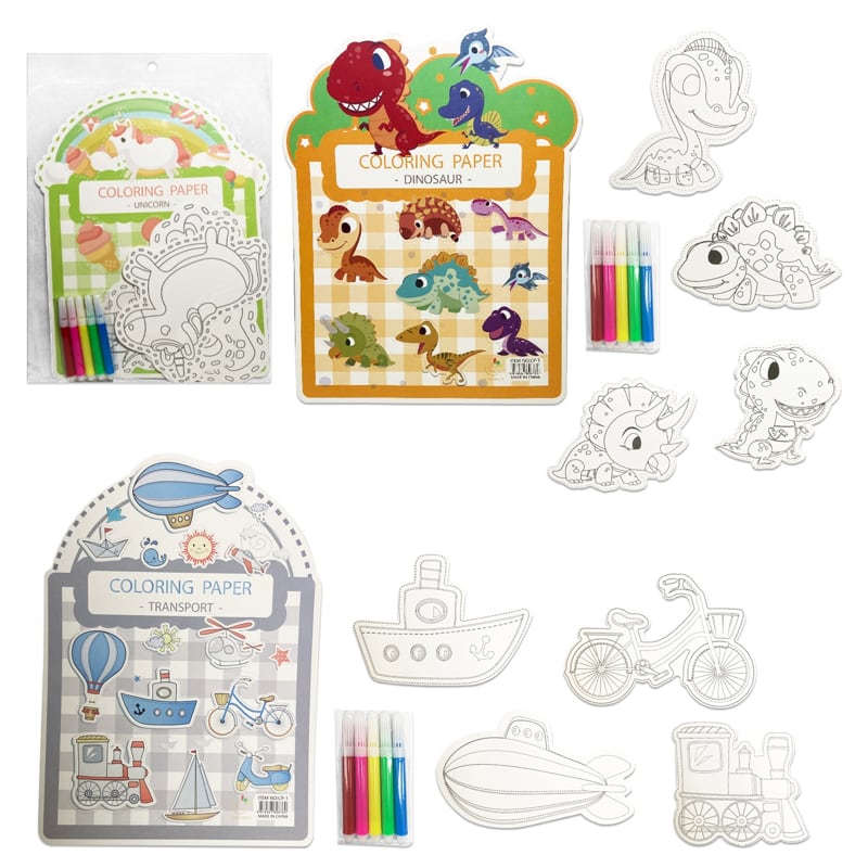 PAPEL PARA COLOREAR (PQT X 12 X-MD)