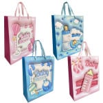 BOLSA REGALO CORAZONES FELIZ DIA 26*32*10CM (PQX12):