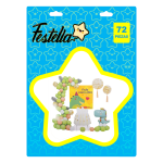 KIT GLOBO ORGANIC DINOSAURIO X72.